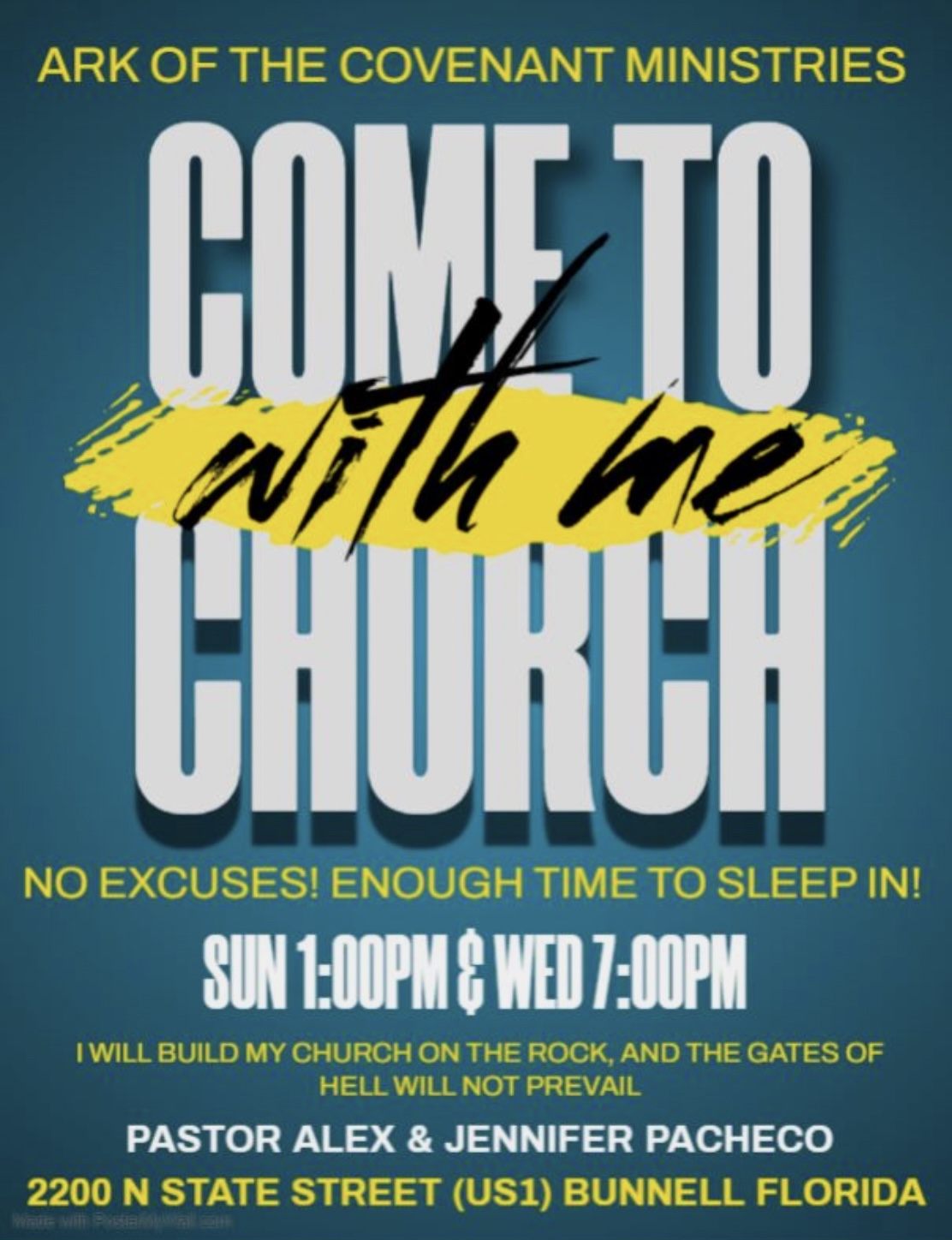 CHURCH FLYER CHURCH FLYER